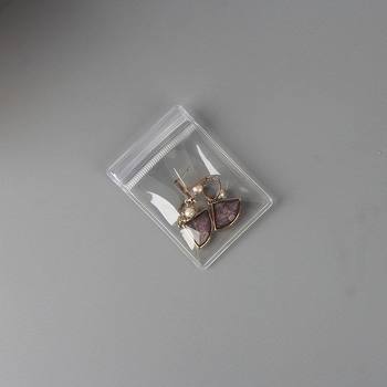 Pvc Ziplock Bag Jewelry Bag Transparent Jewelry Bag Earrings Jewelry Storage Bag Packaging Bag Cultural Toy Sealed Bag