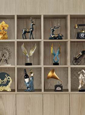 创意酒柜装饰摆件轻奢档客厅玄关电视柜家居公室乔迁新居礼品