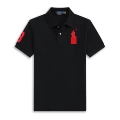 POLO Black with Red Logo
