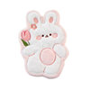 Cartoon Cute Coral Fleece Rabbit Multifunctional Sassafras Hand Towel Home Dining Living Room Decoration Absorbent Hanging Hand Towel Good