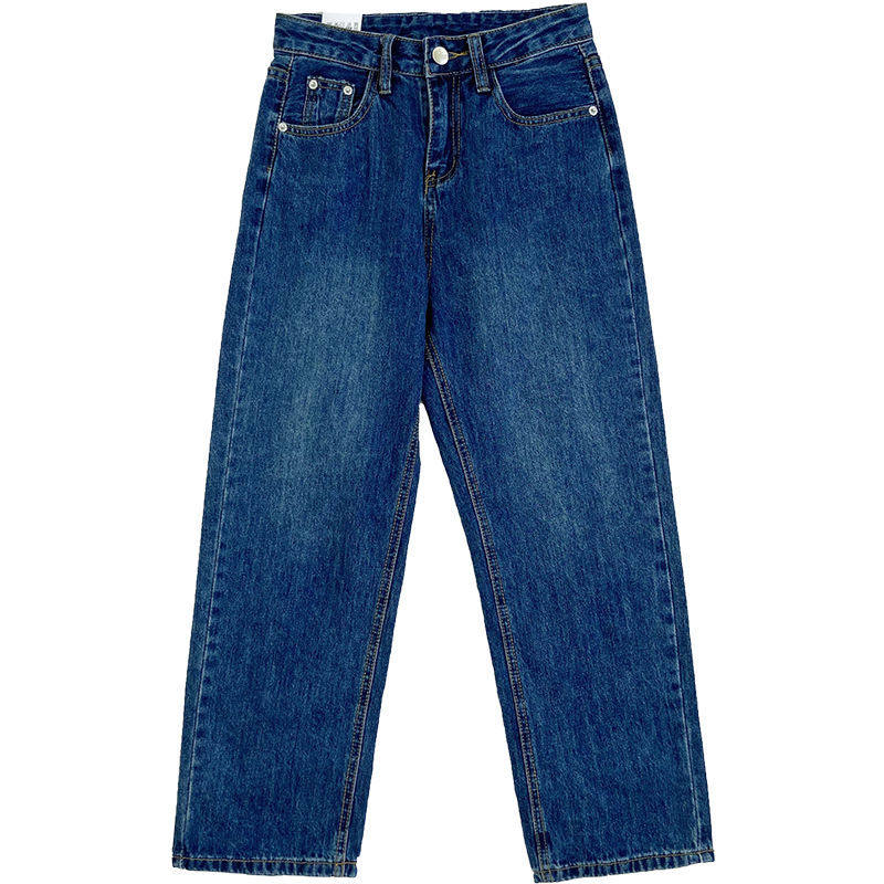 High Waisted Vintage Denim Jeans for Women Loose Fit Flattering Straight Leg Versatile for Spring Wholesale Available