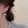 Серьги с серым жемчугом из конопли Zhenduo, легкая роскошь, ощущение высокого класса, ретро-серьги с темпераментом, серьги, женская мода, ушные крючки на холодном ветру mini 5