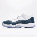 J11 low top blue snake