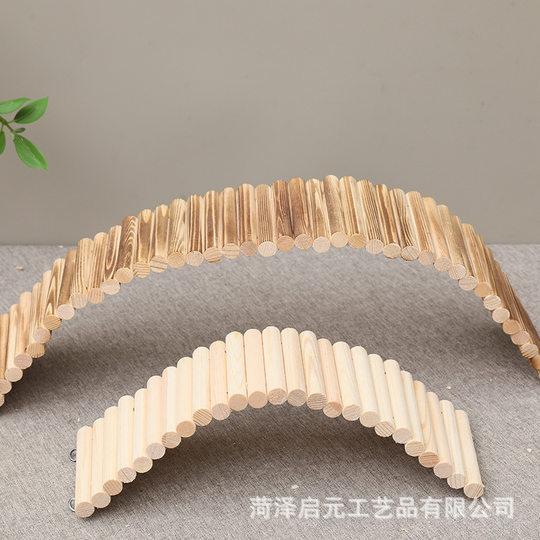 Hamster rutin chicken fence wooden soft ladder swing toy arch bridge escape fence Channel pet landscaping supplies