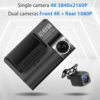 V55 4Kwifi GPS3.0 inch IPS screen night vision dual lens A800S driving recorder
