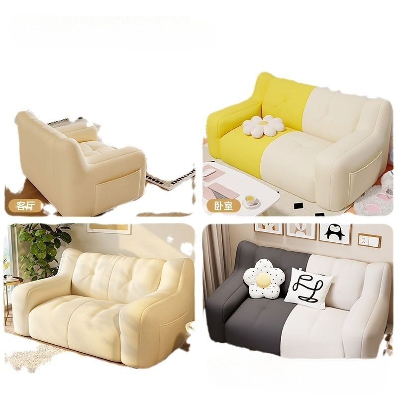 Lazy Sofa Bean Bag Bedroom Single and Double Sofa Tatami Rental House Floor Lounge Chair Balcony Bedroom Small Sofa