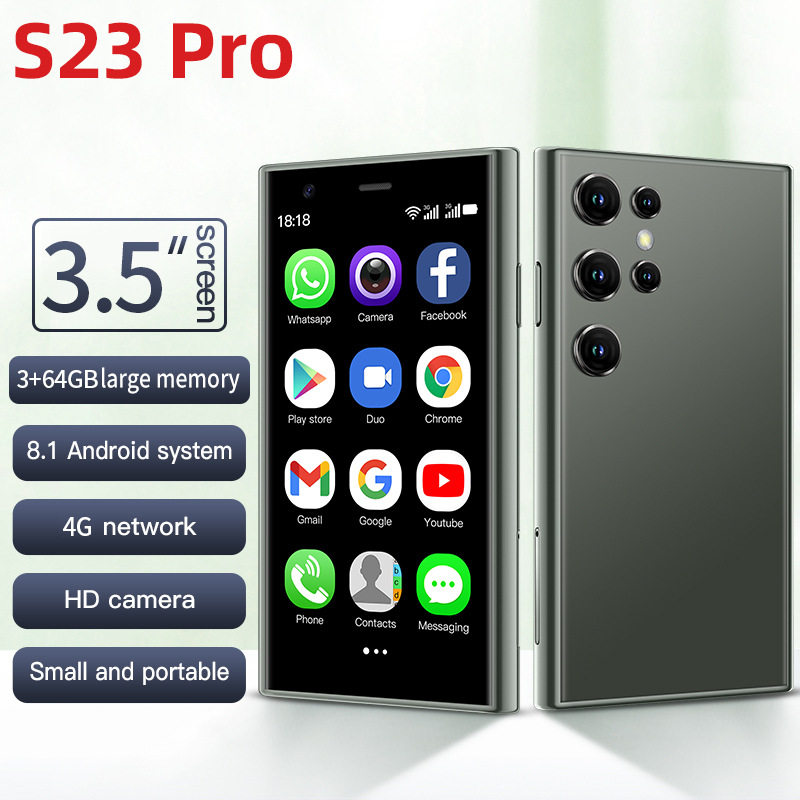 Mini Cross-Border Mobile Phone S23 Pro 3.5-inch 3+64G Androi...