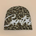 Card leopard print white