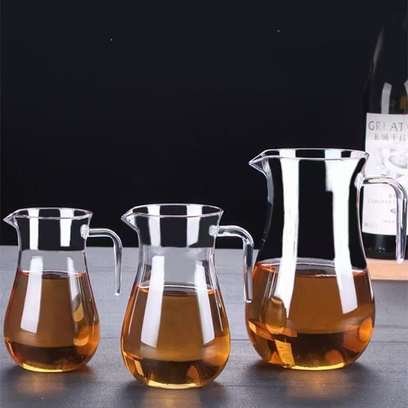 PC Pot Acrylic Wine Dispencer White Wine Decanter Handle with Scale Hotel Transparent Plastic Wine Dispencer