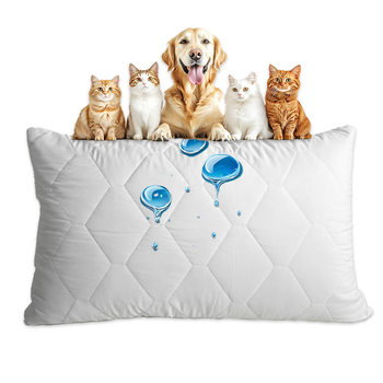 In-Stock Thickened Quilted Waterproof Pillowcase Breathable Latex Pillow Core Protector Anti-Drool Pillowcase for Home Use