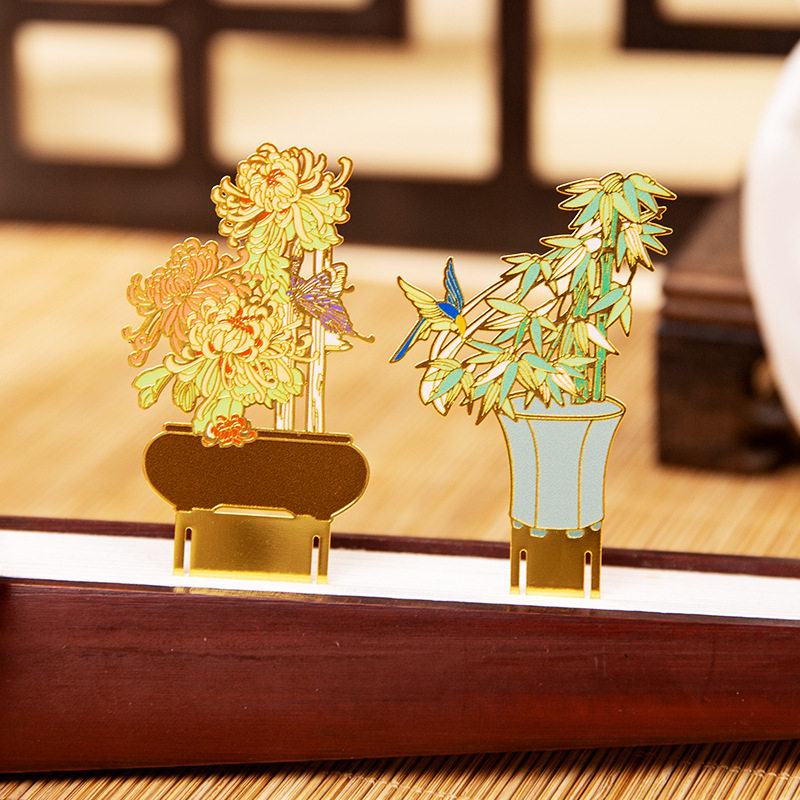 Mei You Worry Original Guochao Wenchuang Gift Metal Bookmark Gift Box Student Business Gift Teacher's Day