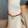 Lucky Gourd Braided Bracelet New Trendy Simple Versatile Red Hand Rope Exquisite High-Value Couple Whitening Braided Rope Wholesale
