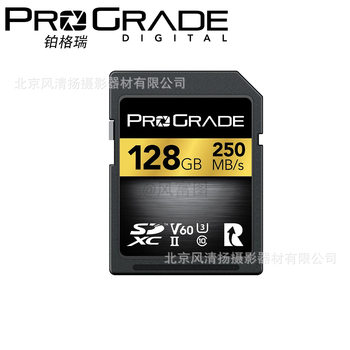 ProGrade Digital (Platinum) SD Card V60 SDXC 250 M/S SLR Camera Memory Card