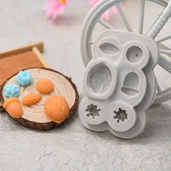 Hazelnut pine nut silicone mold chocolate fondant cake baking silicone mold clay epoxy mold