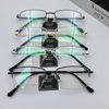 Myopia Titanium Frame Business Eyeglass Frames Danyang Half-Frame Eyeglass Frames Titanium Frames Men's Full-Frame Mixed Batch Cloud Pattern
