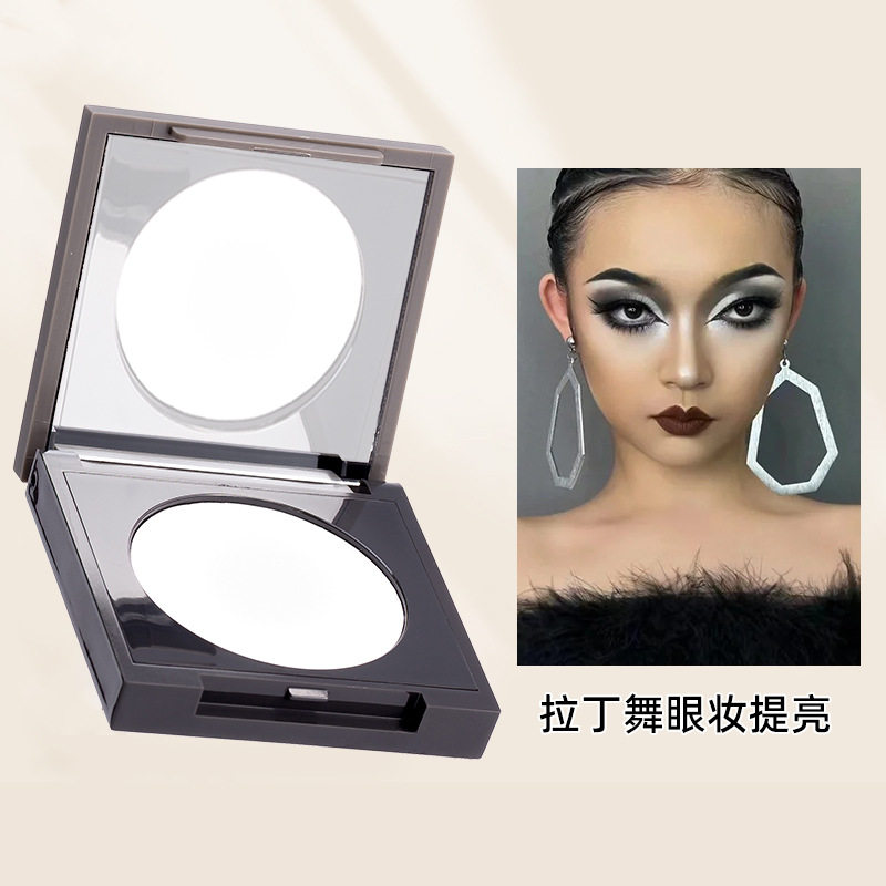Four-color makeup brightening eye color stage makeup cut monochrome eye shadow plate CAINV delicate color matte eye shadow