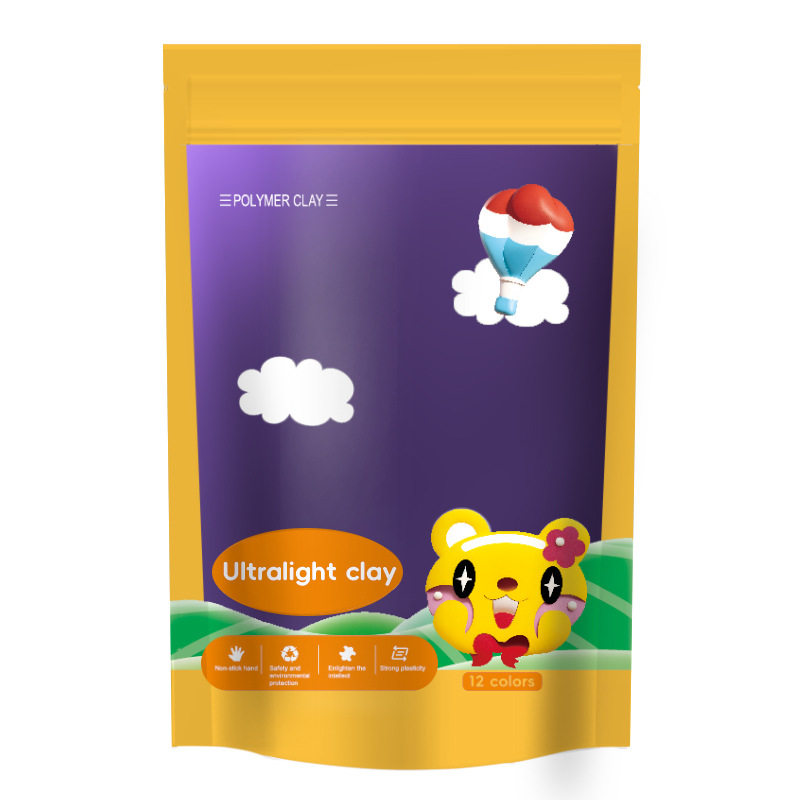 欧美标准黏土批发48色奥宇超轻粘土100克diy儿童玩具太空橡皮彩泥