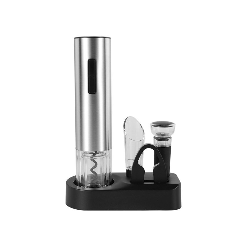 Gift Box Electric Wine Opener New Product Cross-Border Stainless Steel Wine Automatic Set Wholesale Portable