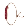 Red plate (gold chain + red rope)