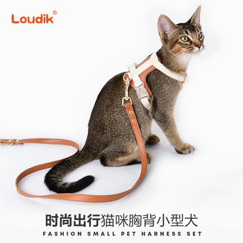 Wholesale Original Puppy and Cat Harness Leash Collar Pet Supplies Cross-Border Factory Dego