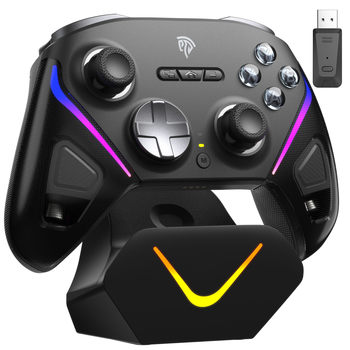 Yisuma D10 New Pc Game Controller Tmr Rocker Double-Cut Trigger Smart Start and Stop Charging Base
