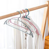 Plastic clothes hanger summer clothes support non-slip seamless clothes hanger household dormitory laundry short sleeve shirt hanger