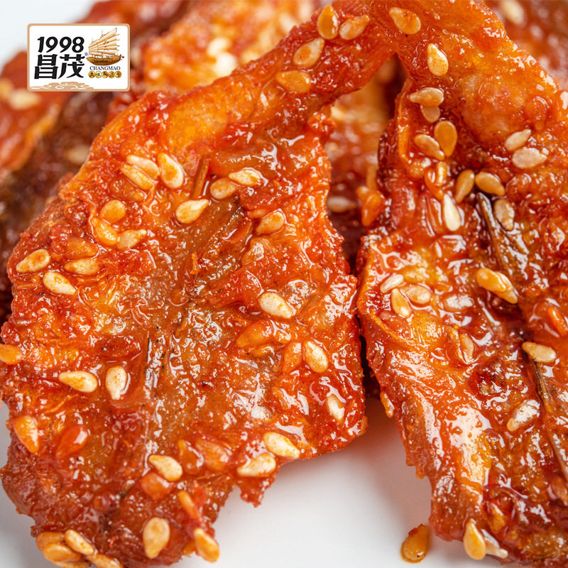 Changmao Spicy Red Niang Fish 180g Fish Honey Fish Instant Spicy Dried Fish Leisure Delicious Seafood Snacks