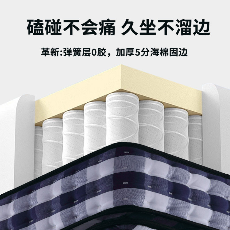 Five-Star Hotel Simmons Mattress Super Soft Home 1.8*2m Soft Cushion Latex Independent Spring Silent Mattress