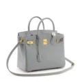 Linen blue 25cm (with long shoulder strap)