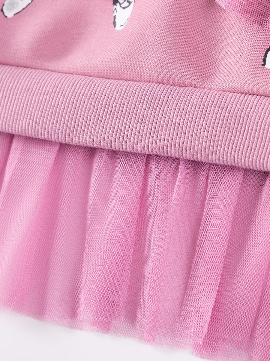 New [Style] Children's Clothing Wholesale, Fall & Winter Cute Girls' Set, Fleece-lined Cartoon Kids' Outfit