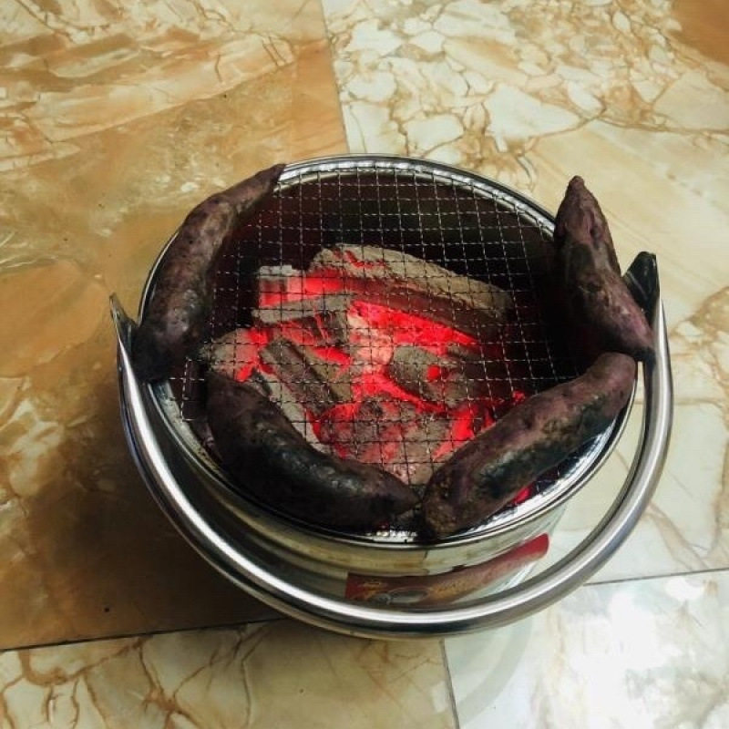 Charcoal Grill Stove for Heating, Barbecue Grill Rack, Charcoal Household Rural Traditional Outdoor Camping