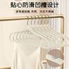 Flocking Hanger Thickened Non-slip Seamless Clothes Hanger Household Storage Clothes Bracer Wet and Dry Drying Hanger Clothes Hanging