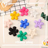 DIY Shoe Buckle Shoe Decoration Accessories Fabric Five-pointed Star Brooch Ins Style Cute Small Flower Cave Shoe Buckle