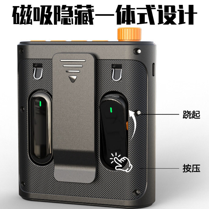 New M29 Wireless Bluetooth Amplifier Magnetic Lavalier Microphone Lecturer Tour Guide Universal Sound Clear and Anti-Howling