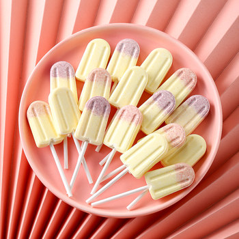 Milk Lollipops Individually Packaged 40 Bags of Kidsren's Prebiotic Dry Milk Tablets High Calcium Ice Cream Milk Lollipops
