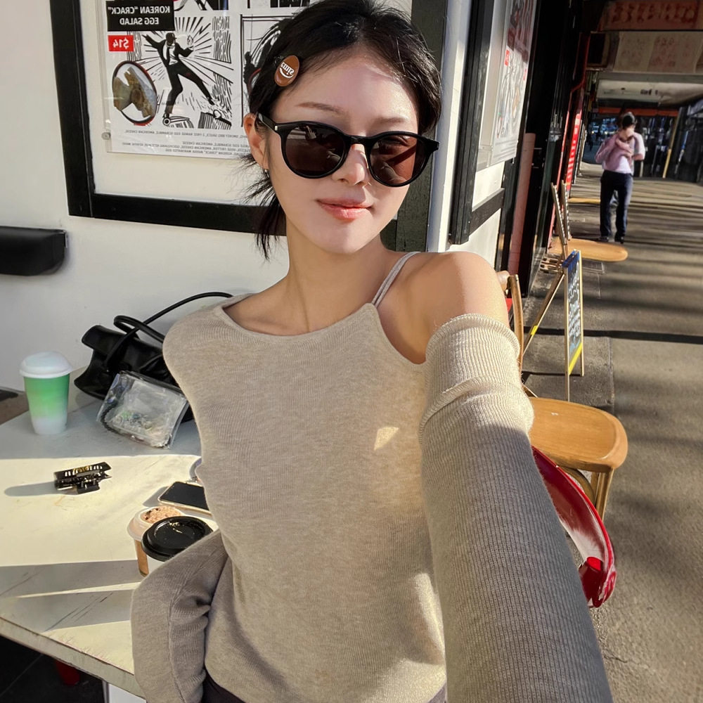 เกาหลีเก๋ 2025 ฤดูใบไม้ผลิมาใหม่ล่าสุดภาษาฝรั่งเศสคำเรียบง่า...