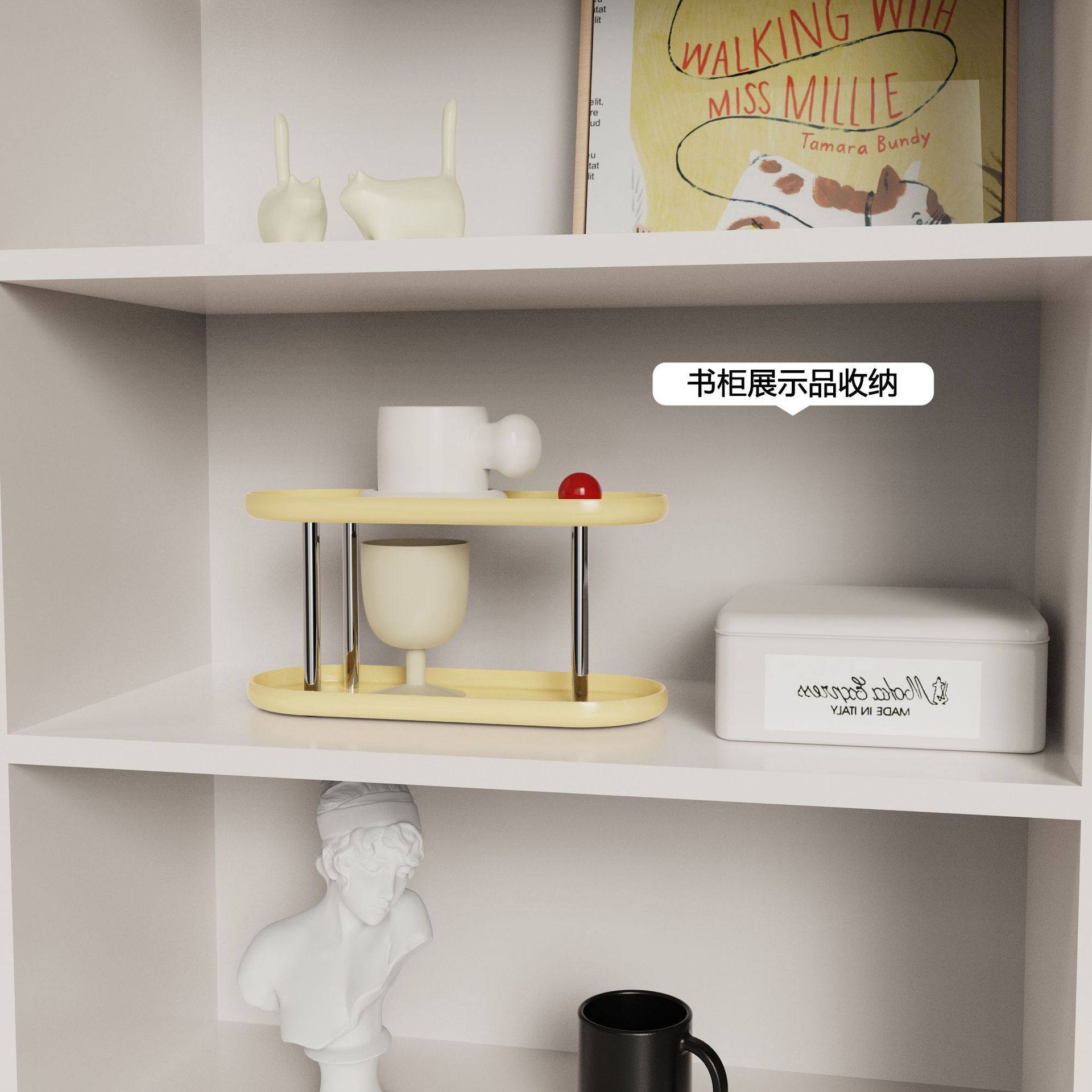 Dopamine New Product Desktop Cosmetics Organizer Vanity Skincare Products Perfume Lipstick Organizer Wardrobe Storage