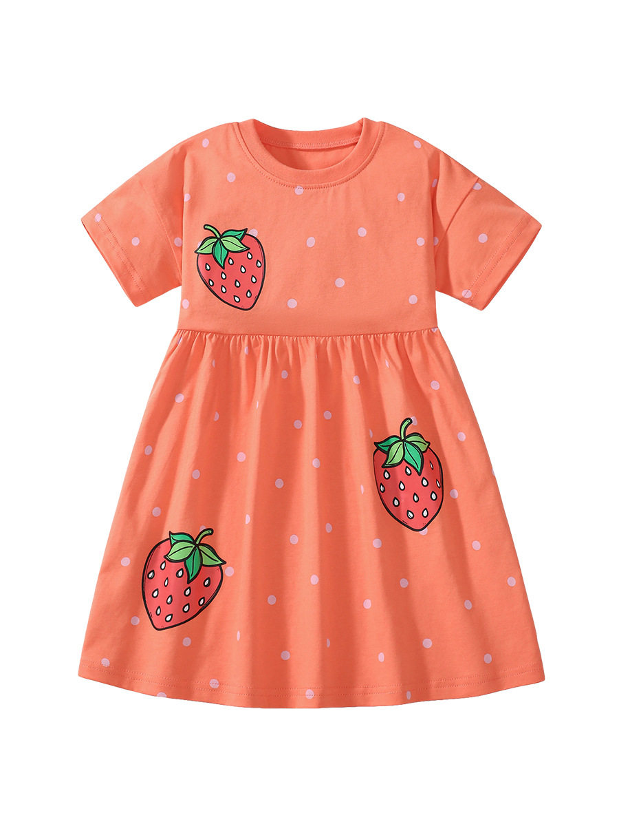 Maßgeschneiderte niedliche Mädchenkleider, Sommer-Kinder-Prinzessinnenkleider, Baumwoll-Kinderkleider