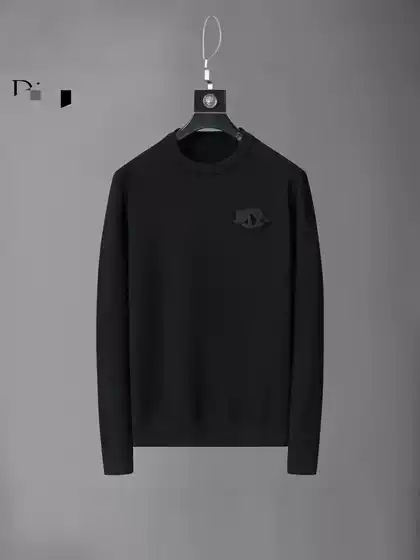 European Station Fall/Winter Luxury New Arrival D-Logo Jacquard Crew Neck Pullover Knit Sweater Unisex
