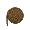 Light brown thick hemp rope (no head) + light brown semi-circular shoelaces