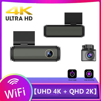 Foreign Trade Popular 4K New High-Definition Driving Recorder Dual-Lens Wifi Interconnection Vehicle Driving Cardvr Camera