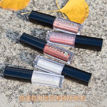 Liquid Eyeshadow Color Glitter Sequins Waterproof Pearlescent Brightening Overlay High Gloss Silkworm Liquid Stage Makeup Monochrome Eyeshadow