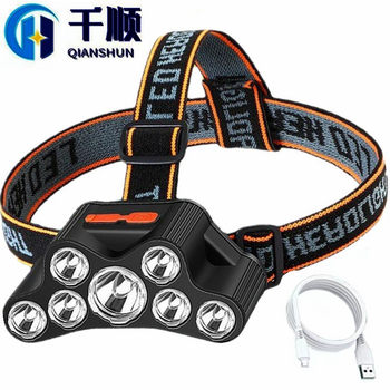 Cross-border headlight strong light charging super bright special miner's lamp fishing night fishing head-mounted waterproof flashlight LED Outdoor