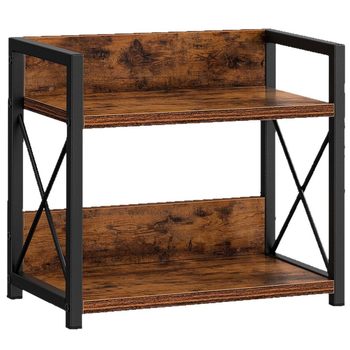 Iron-Wood Combined Storage Rack Kitchen Spice Rack Bathroom Storage Rack Layered Storage Rack Cosmetics Multi-Layer Storage Rack