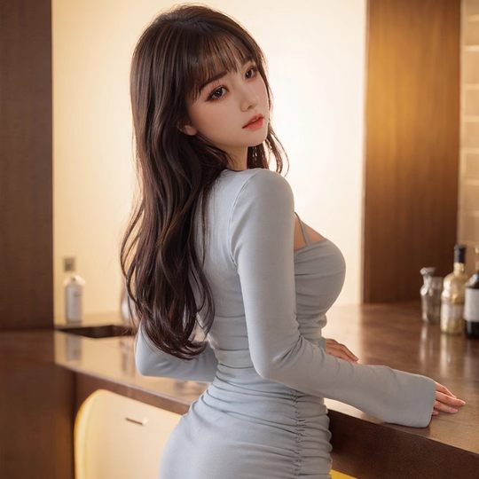 Full Body Liquid Silicone Doll with Jelly Breasts and Hair Transplant, Realistic Human-Like Sexy Insertable Male Masturbator with Automatic Oral Stimulation