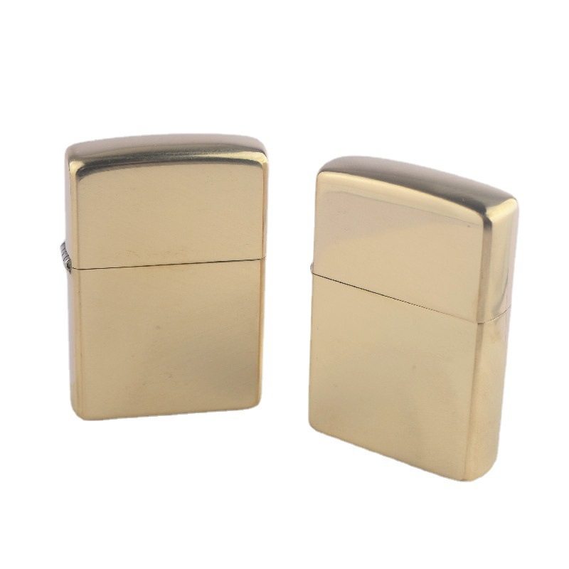 DIY deep carving uses lighter shell non-standard pure copper with zp movement liner kerosene machine polished without plating