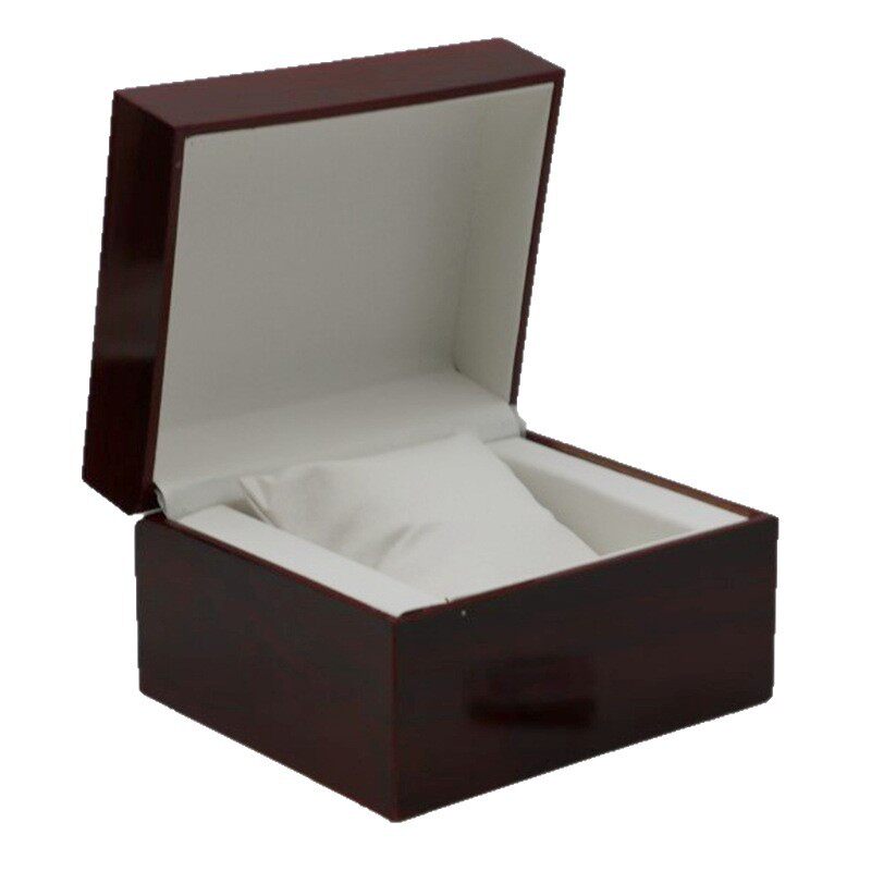 Luxury Solid Wood Watch Box for High-End Brands, Pu Leather Interior, High-End Watch Box Gift Box, Wooden Flip-Top Watch Box Storage