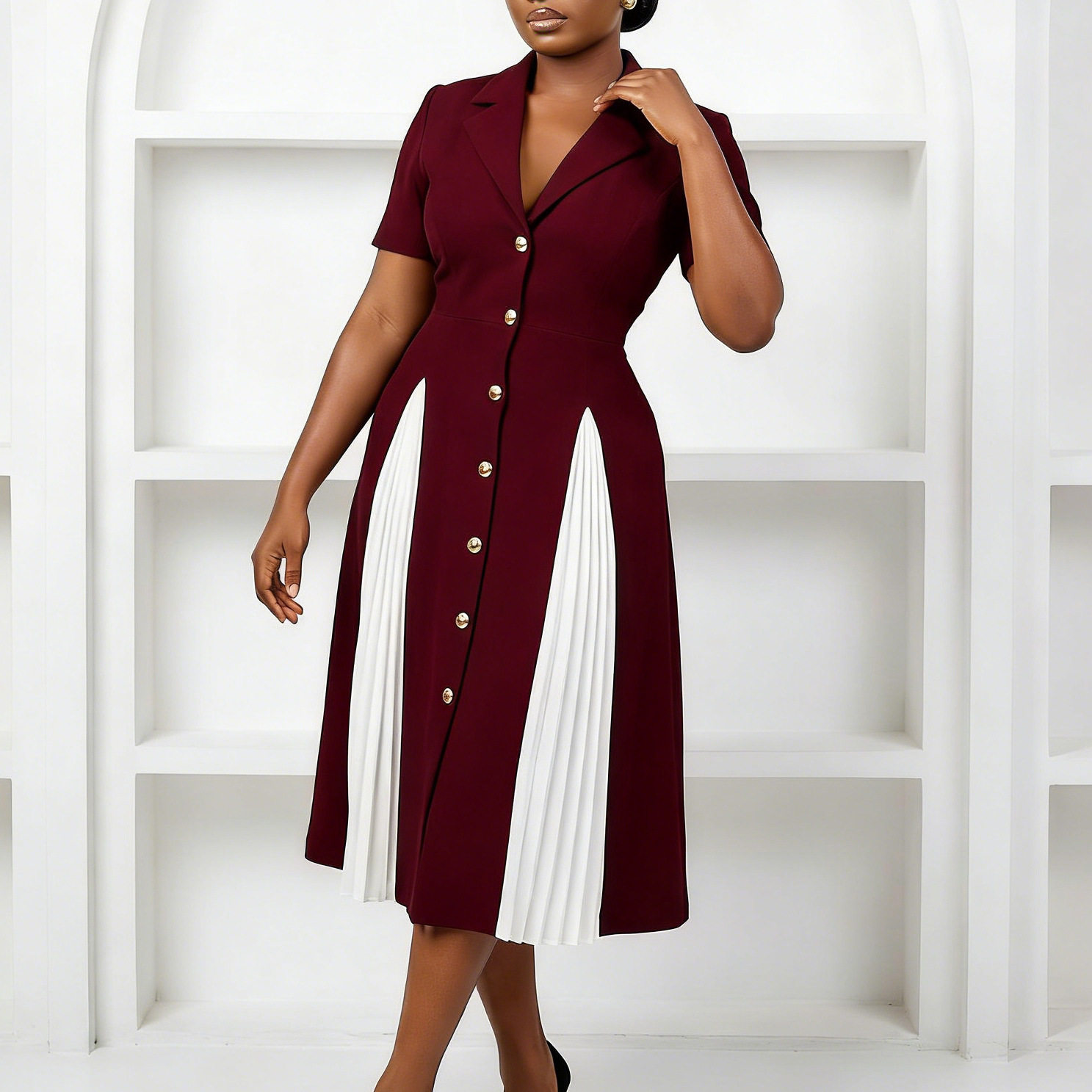 Womens Blazer Stylish Color Block Design Elegant Fit Office Wear Wholesale Available bulk order