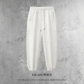 Jogger pants-oatmeal gray