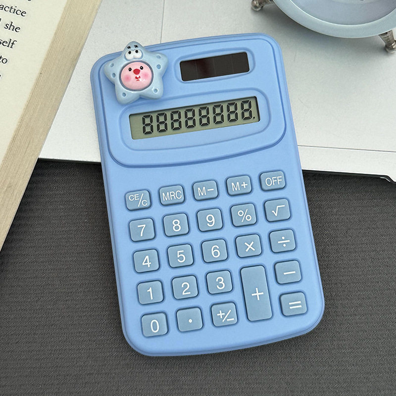 计算器创意可爱卡通学生办公文化用品高颜值迷你便携计算机批发